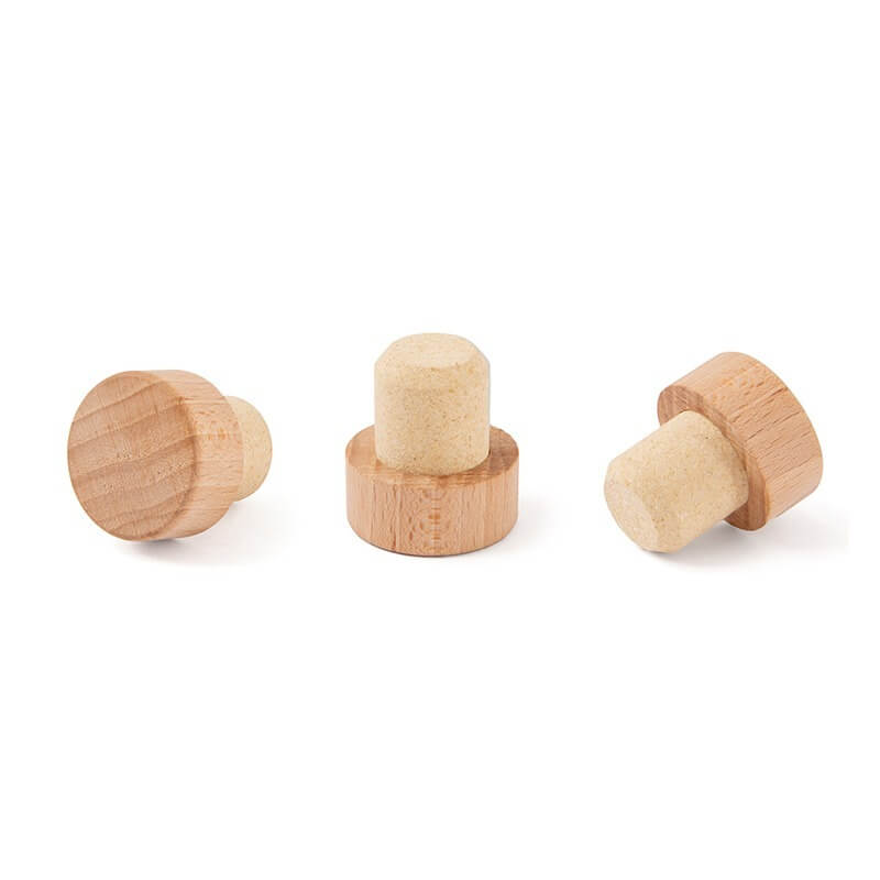 Drvena glava natur (34X15) 27X22mm